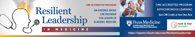 Building Resilient Leadership in Academic Medicine Banner